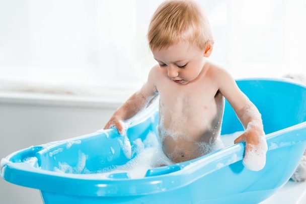 Baby in a bathtub