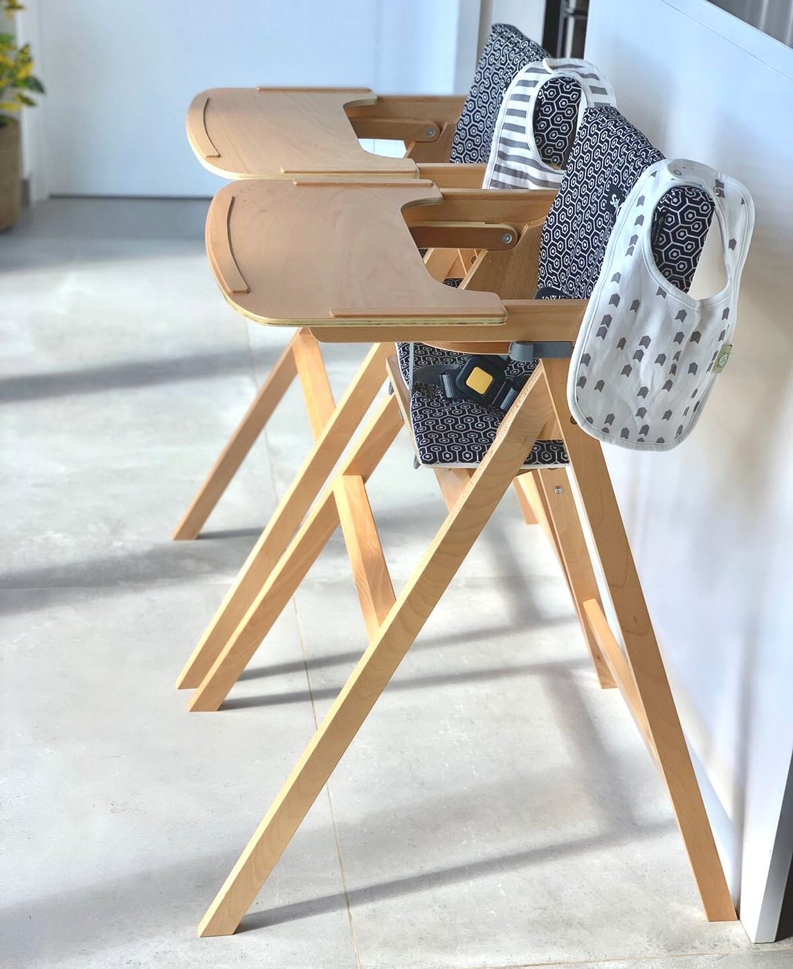 Wooden high chairs